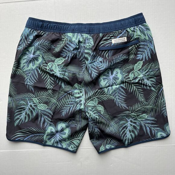 FAIR HARBOR Mens The Anchor Swim Trunks Lined Stretch Swim Shorts Size XL NWT - Picture 2 of 11